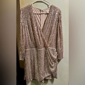 Gold Sequin Romper